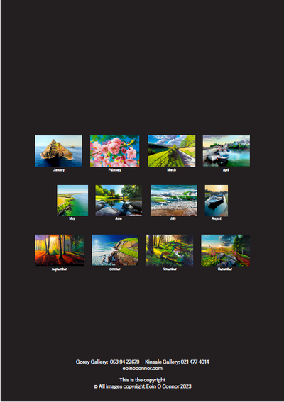NEW Limited Edition 2024 Landscape Collection Calendar