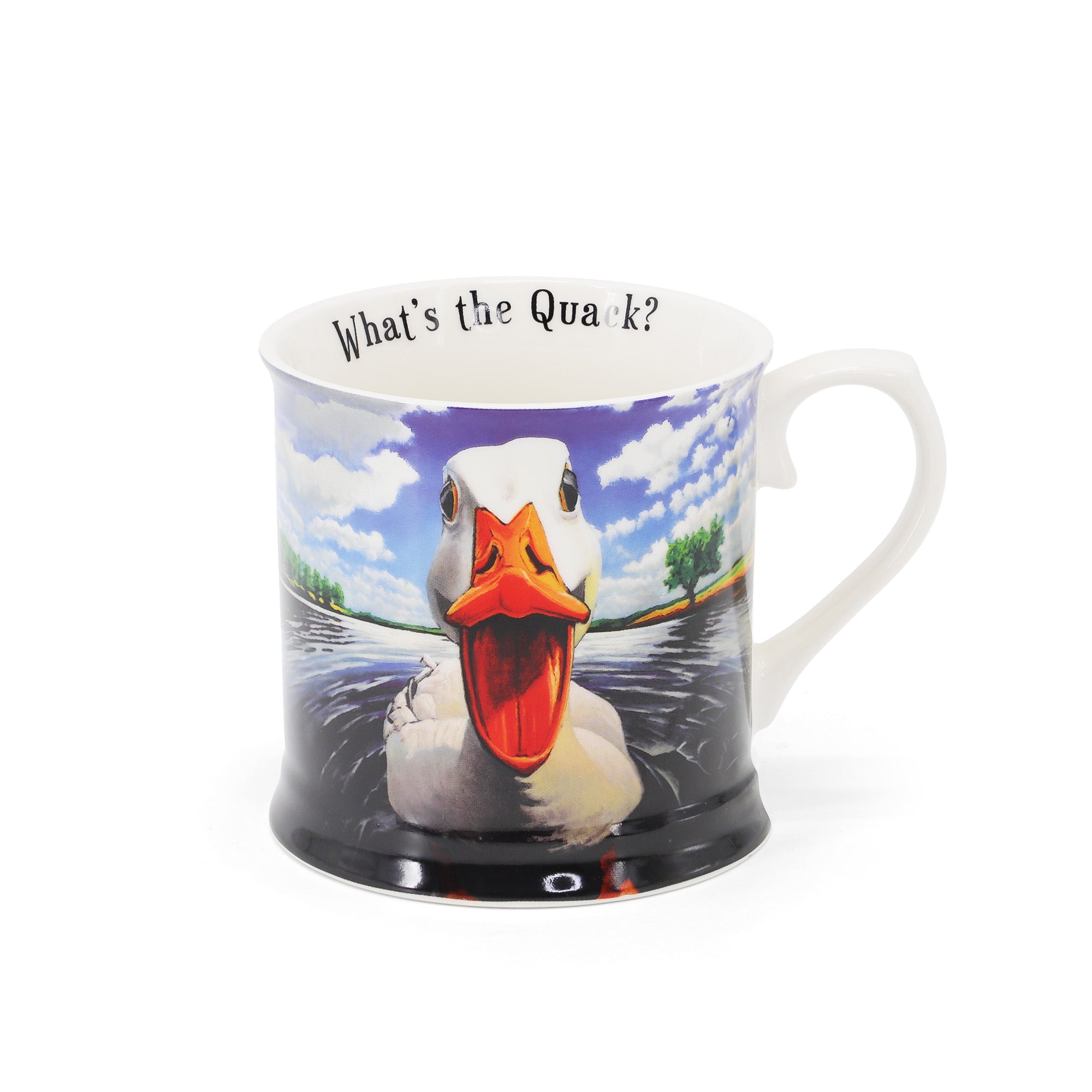 NEW Beyond The Herd Set Of 4 Tankards (Know It Alls What's The Quack? Grassy Ass Showdown