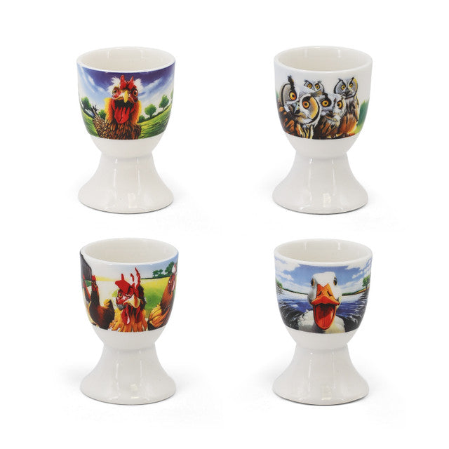 NEW Beyond The Herd Set Of Egg Cups