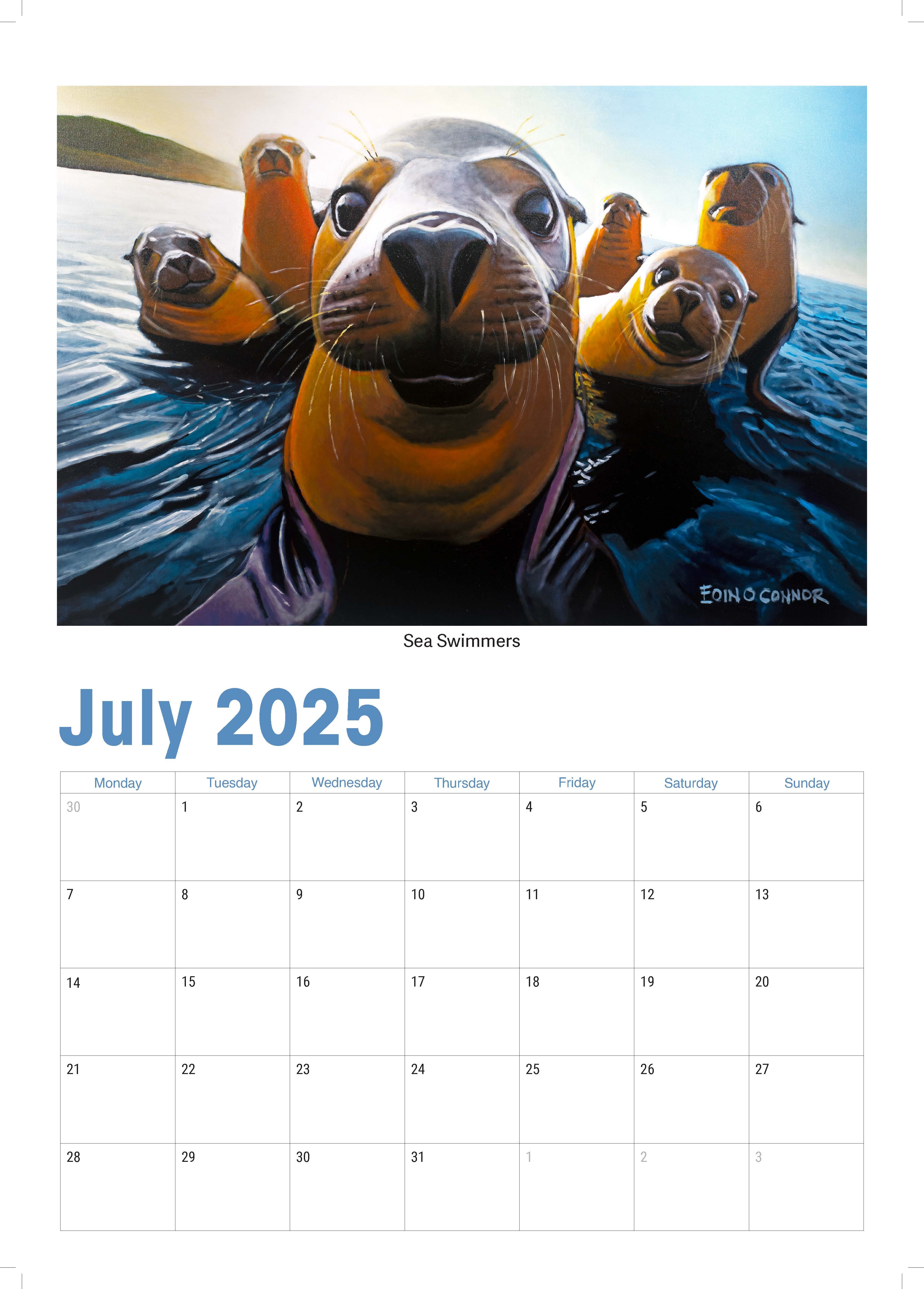 NEW Limited Edition 2025 Animal Calendar