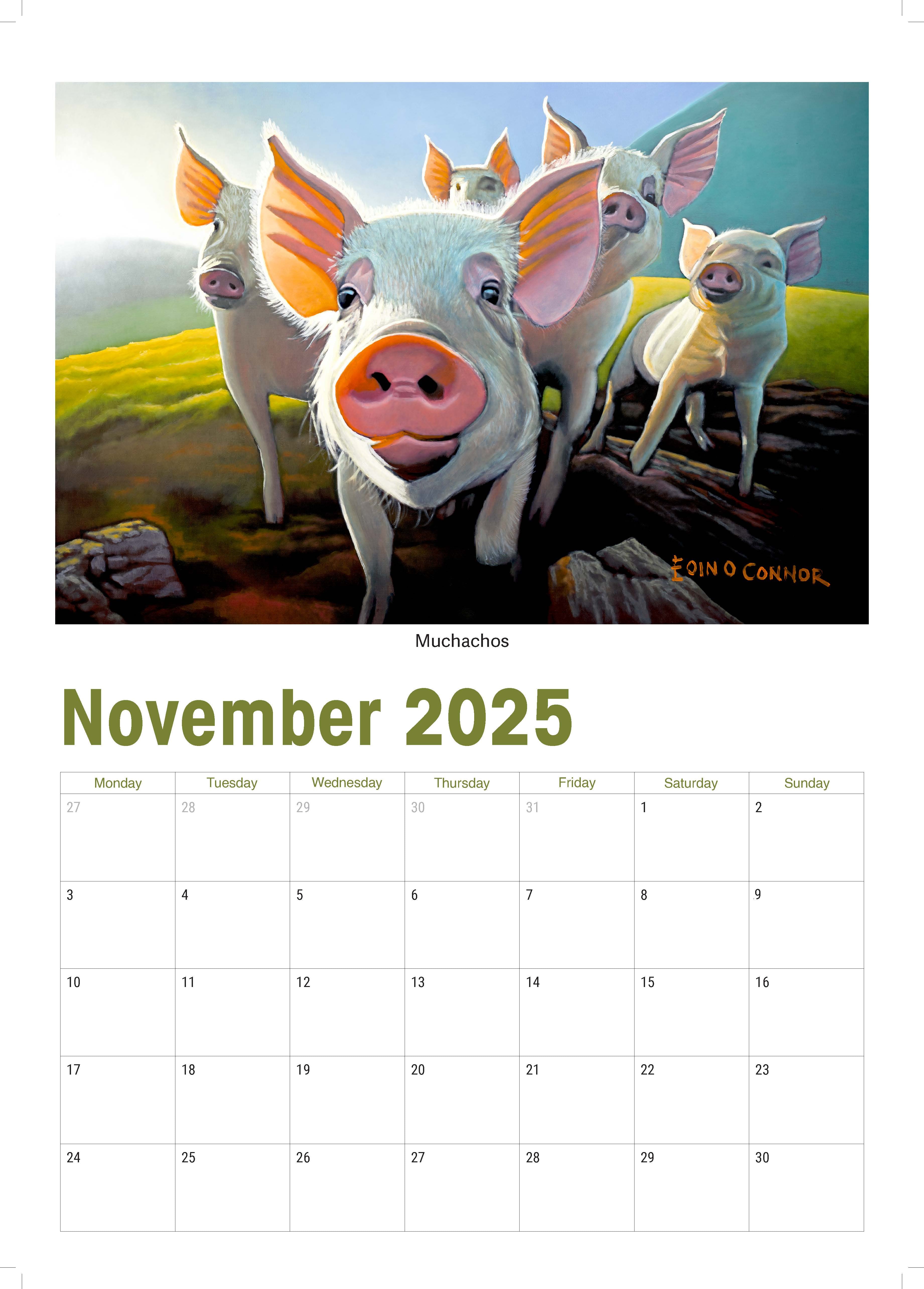 NEW Limited Edition 2025 Animal Calendar