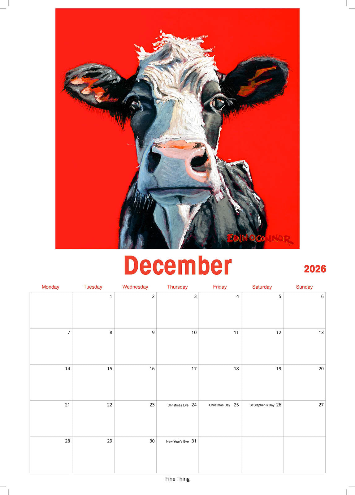 NEW Limited Edition 2026 Animal Calendar
