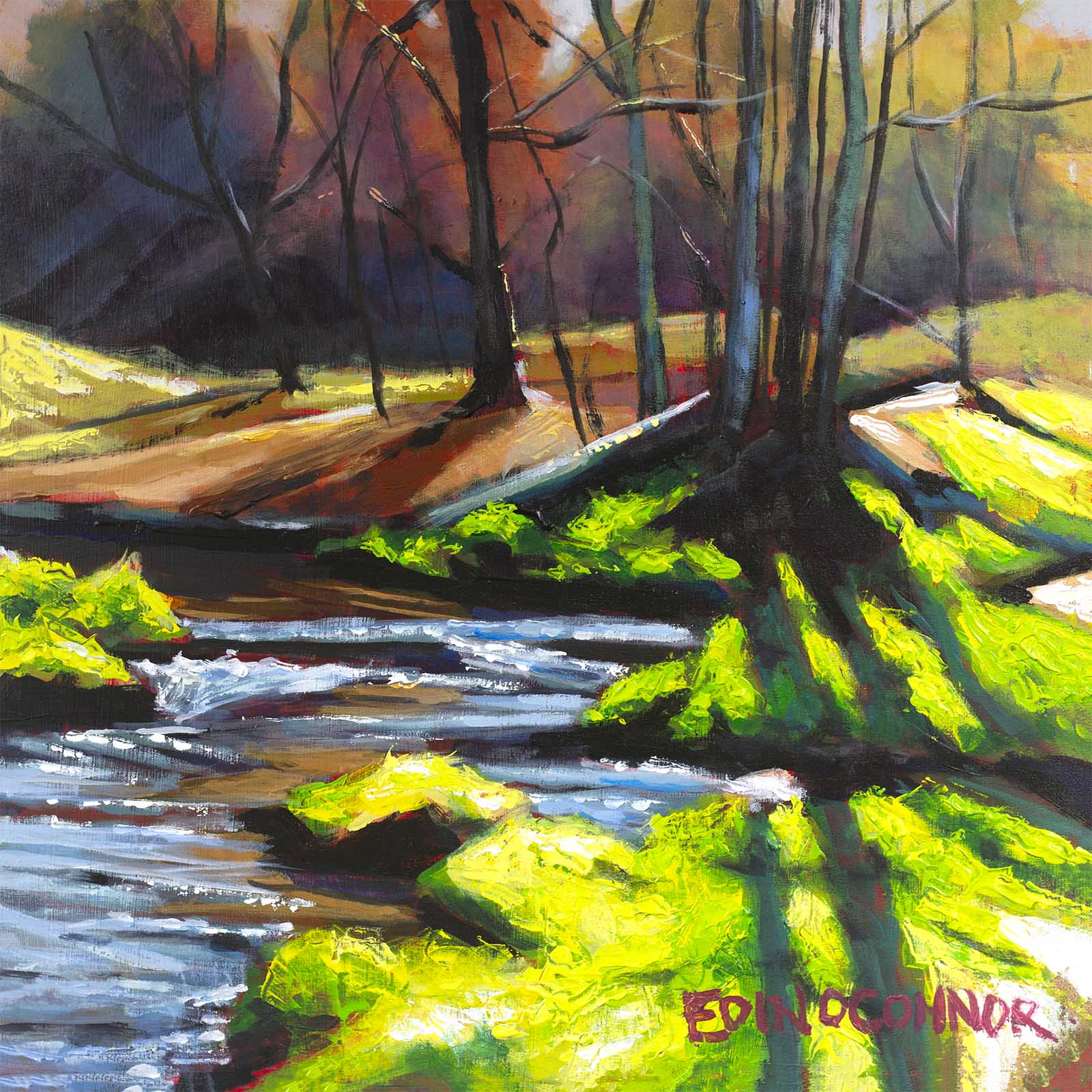 Bend in the river (en plein air)