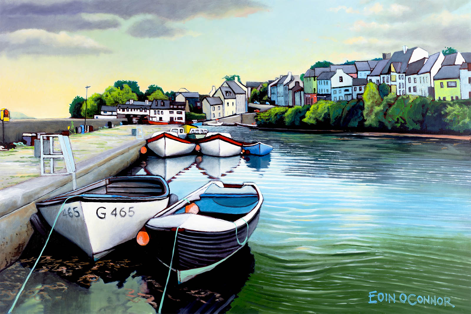 Roundstone, Connemara. Limited Edition Framed Canvas