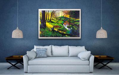 Shadows and Tall Trees, Limited Edition Framed Canvas