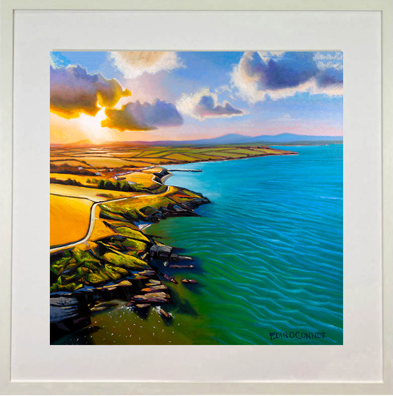 The cliff walk, Cahore , Golden hour