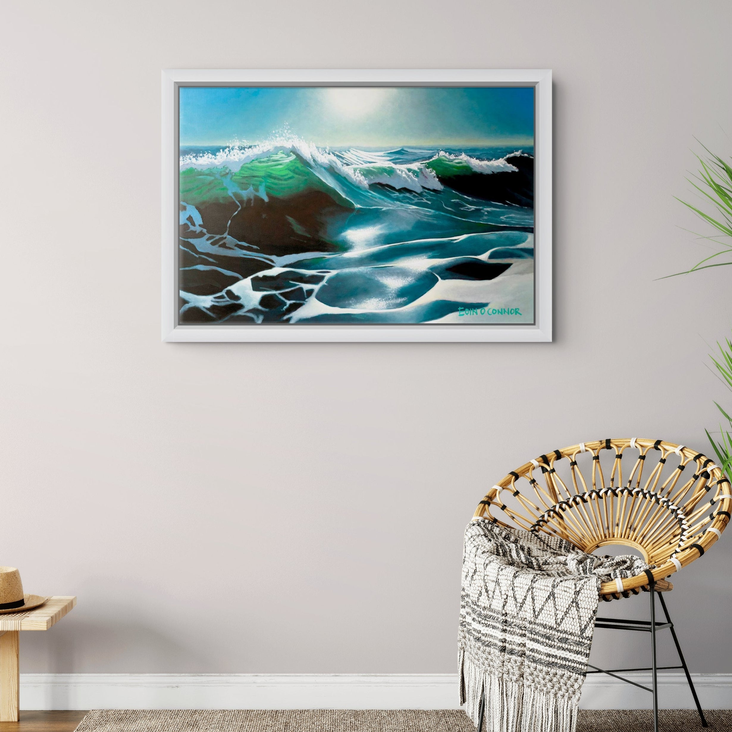 All That Glistens Framed Canvas