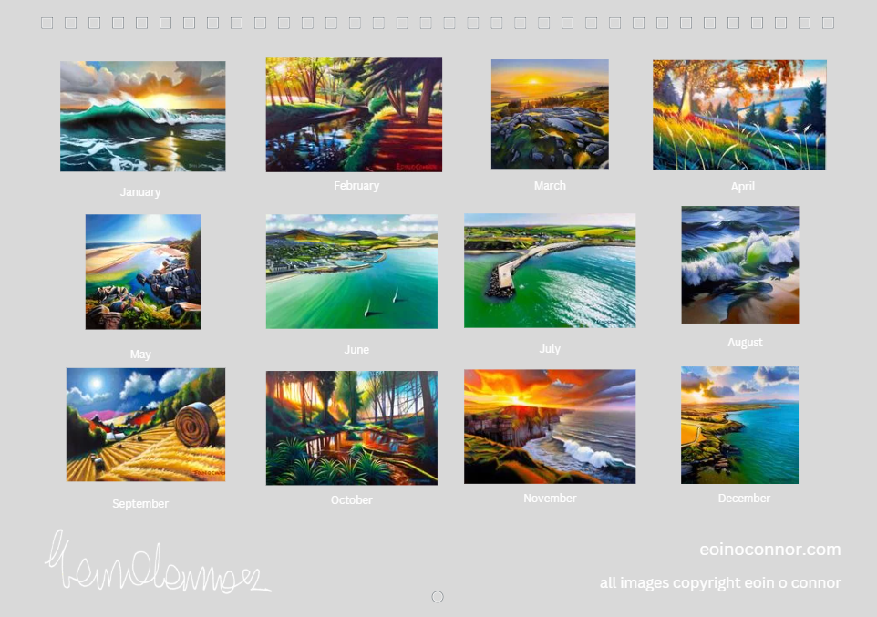 NEW Limited Edition 2027 Landscape Calendar Pre-order