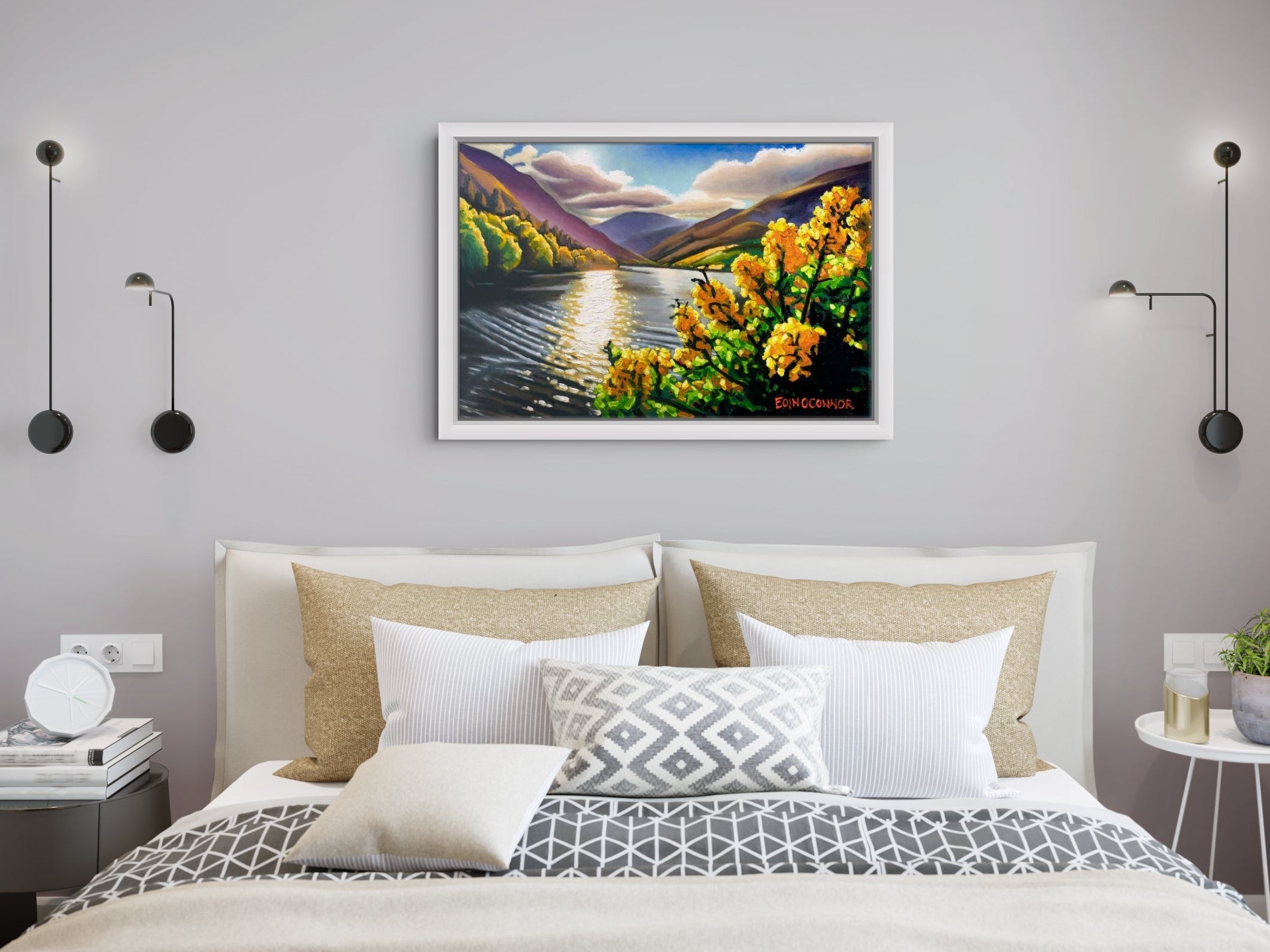 Glendalough Gorse Framed Canvas