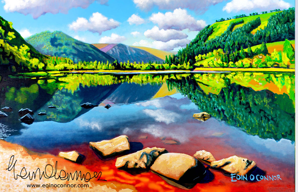 Glendalough The Lower Lake Canvas