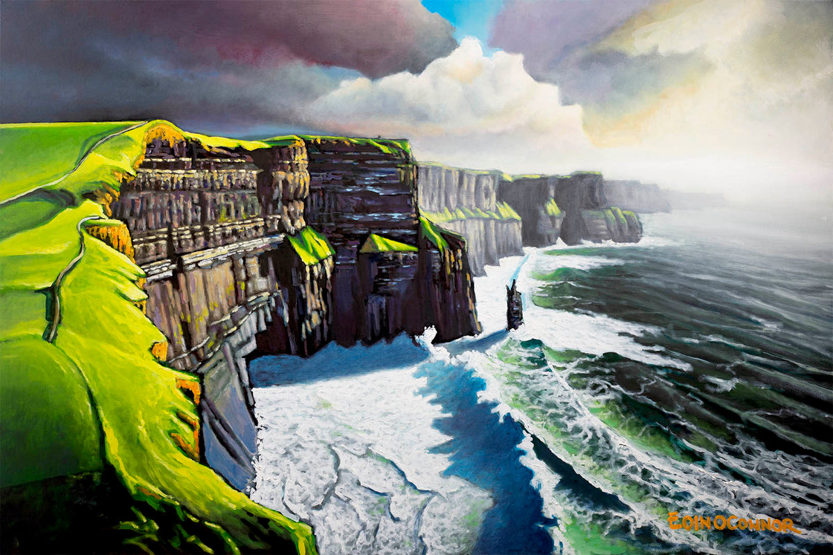 Pillars of Pearl, Cliffs of Moher Canvas