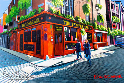 Temple Bar One Day in February Canvas
