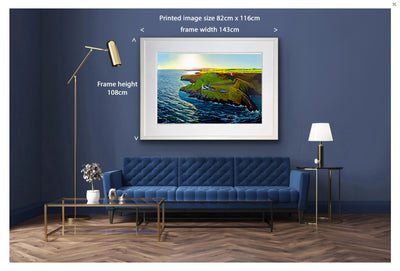 The Wicklow Coast, Wicklow Head Lighthouse. Limited Edition Prints