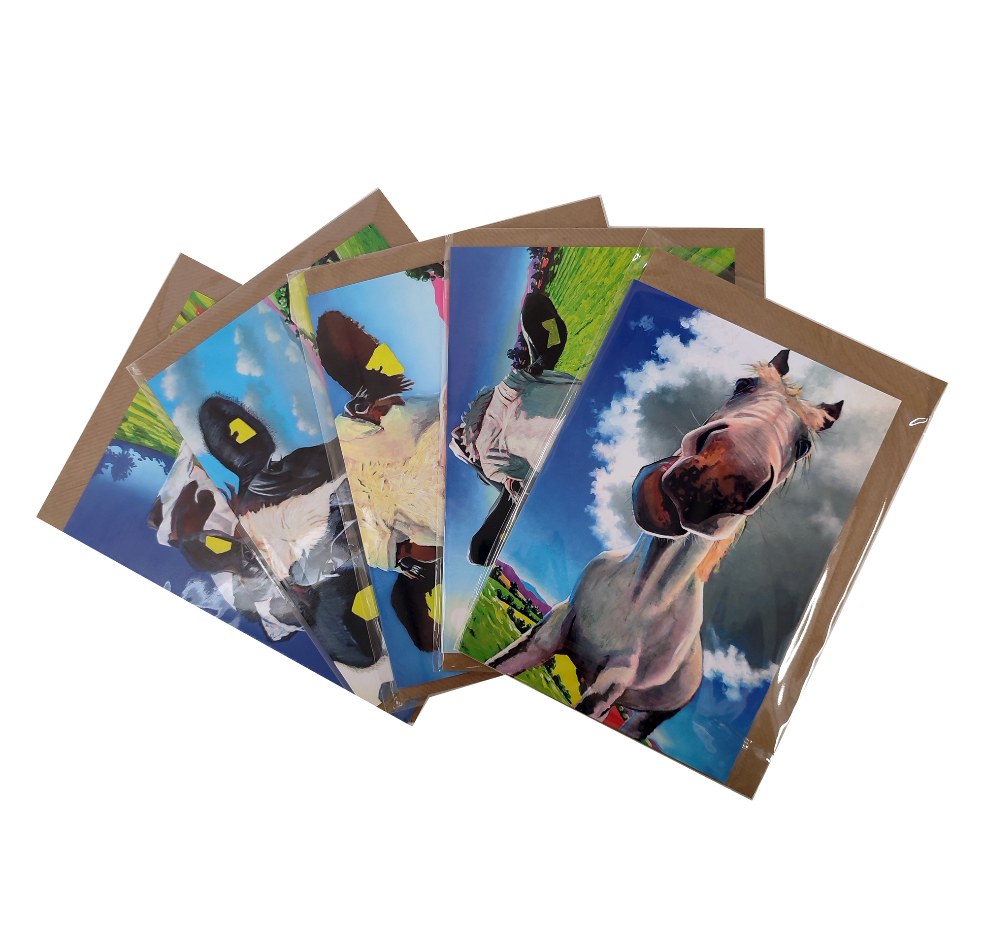 Animal Greeting Card Bundle (Pack of 5)